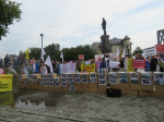 «Бездомный полк»: Всероссийский митинг обманутых дольщиков прошел в Новосибирске 